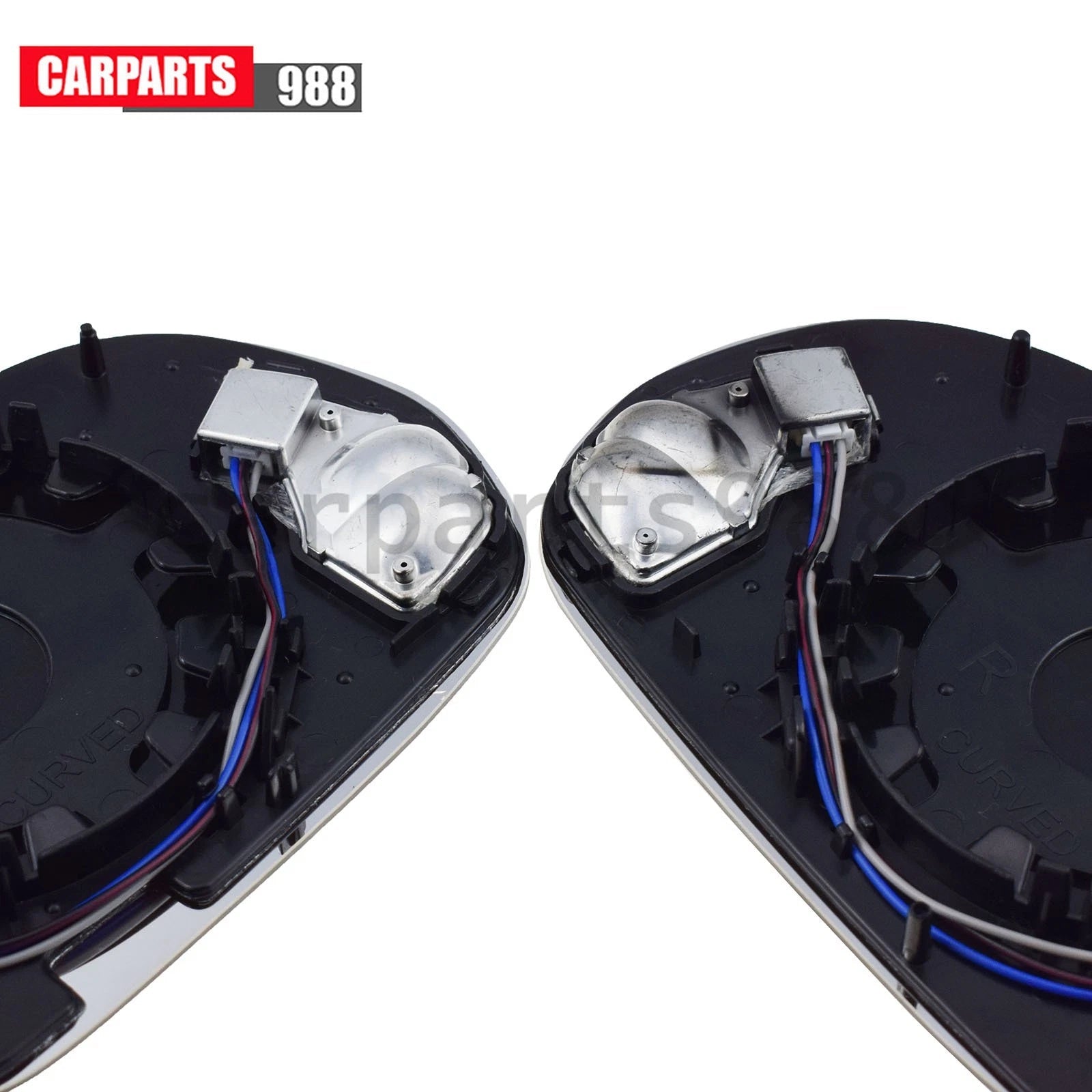 2Pcs Left Right Mirror Glass Heated w/ Blind Spot For Mercedes W205 S205 W222 6B93BC-57