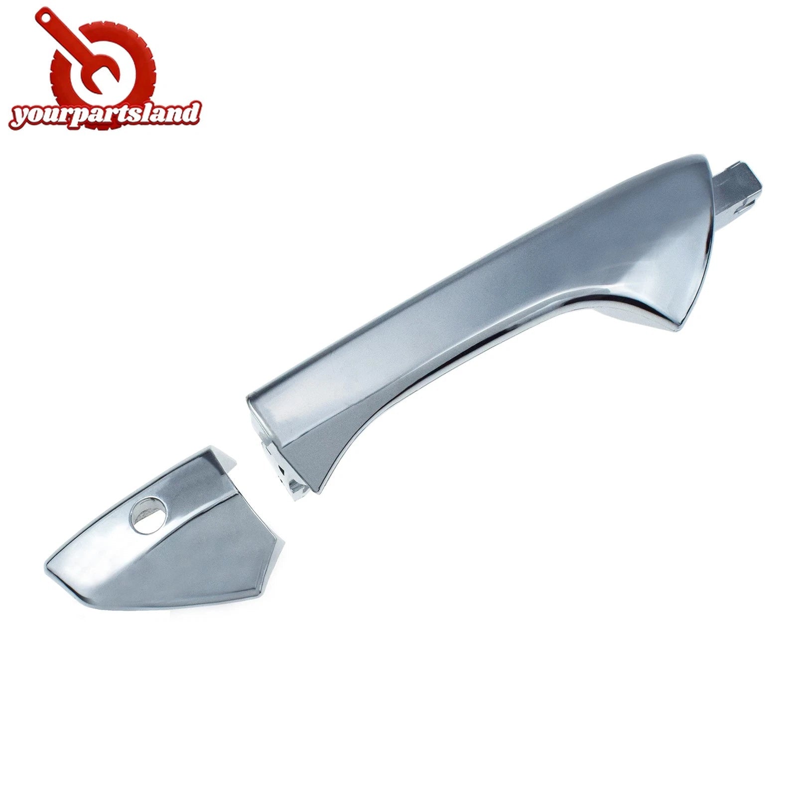 Front Left Exterior Door Handle For 2008-2012 Honda Accord Chrome Coupe Sedan 6B93BC-57