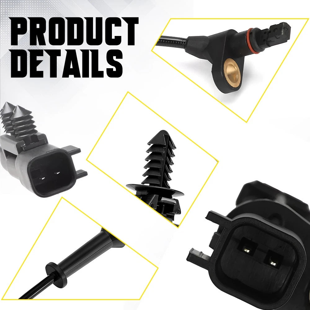 4x Front Rear Left Right ABS Wheel Speed Sensor For 2007-2016 Jeep Wrangler EOA 6B93BC-57