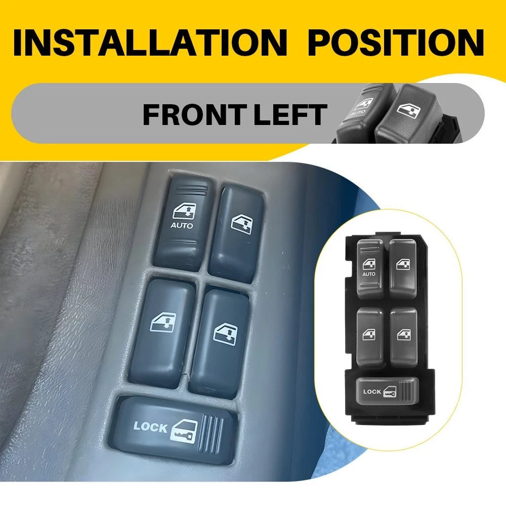 Master Power Window Switch for Chevrolet Blazer GMC Sonoma 1995-2005 Driver EOA 6B93BC-57