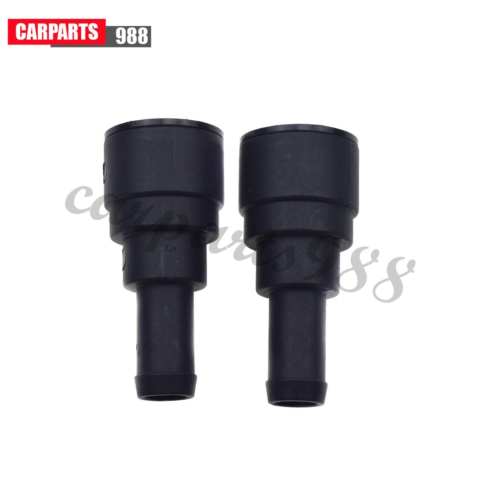 2x Heater Core Coolant Hose Connector For Chevy GMC Tahoe Yukon Sierra 1500 2500 6B93BC-57