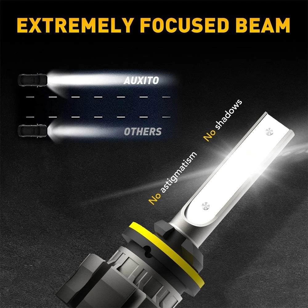 AUXITO 880 881 893 6500K White LED Foglight Fog Light Conversion Bulbs B3F EOA AUXITO