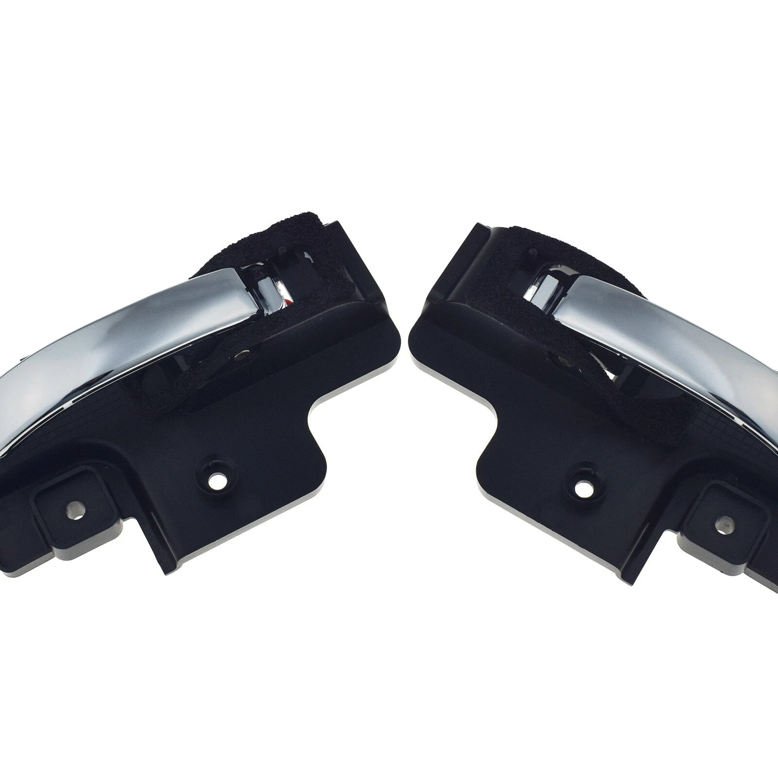 2Pcs Interior Door Handle Chrome Black Left Right For Dodge CaliberJeep Compass 6B93BC-57