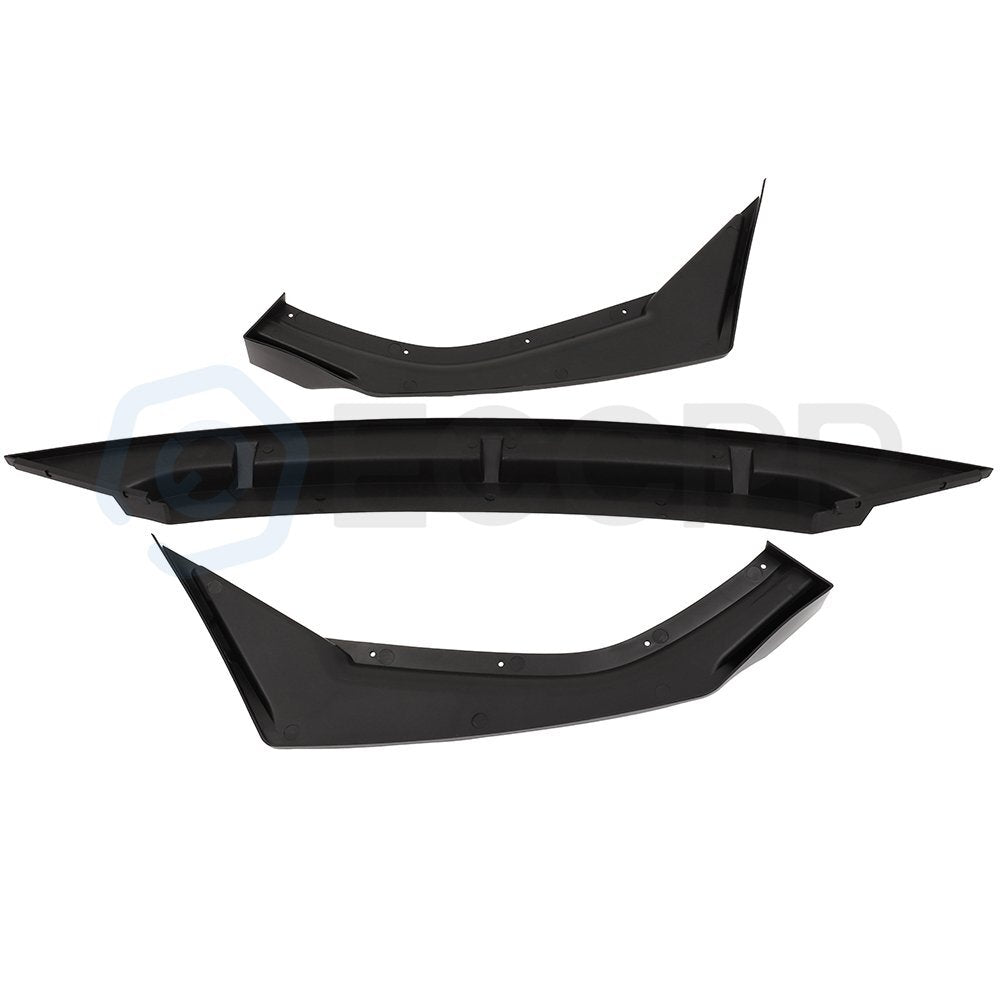 Front Bumper Lip For 2019-2020 Honda Civic Sedan -Gloss Black 6B93BC-57