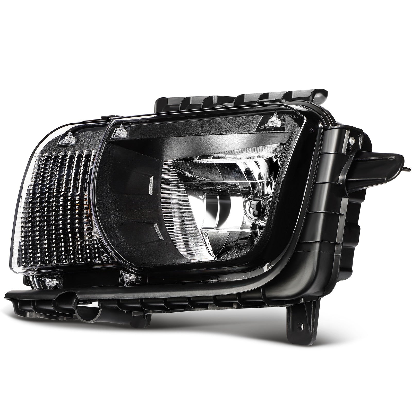 For 2010 2011-2013 Chevy Camaro Black Housing Headlight Assembly Left Side 6B93BC-57