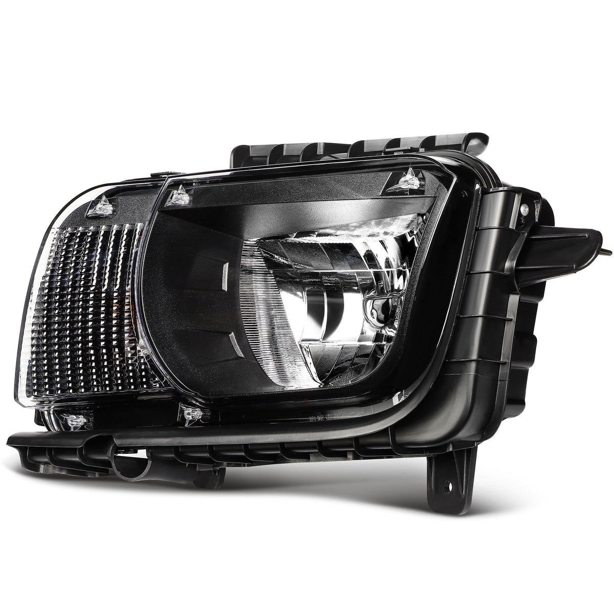 For 2010 2011-2013 Chevy Camaro Black Housing Headlight Assembly Left Side 6B93BC-57