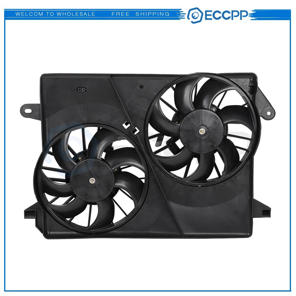 Radiator Condenser Cooling Fan Assembly For 2008 2009 2010 Dodge Challenger 6B93BC-57