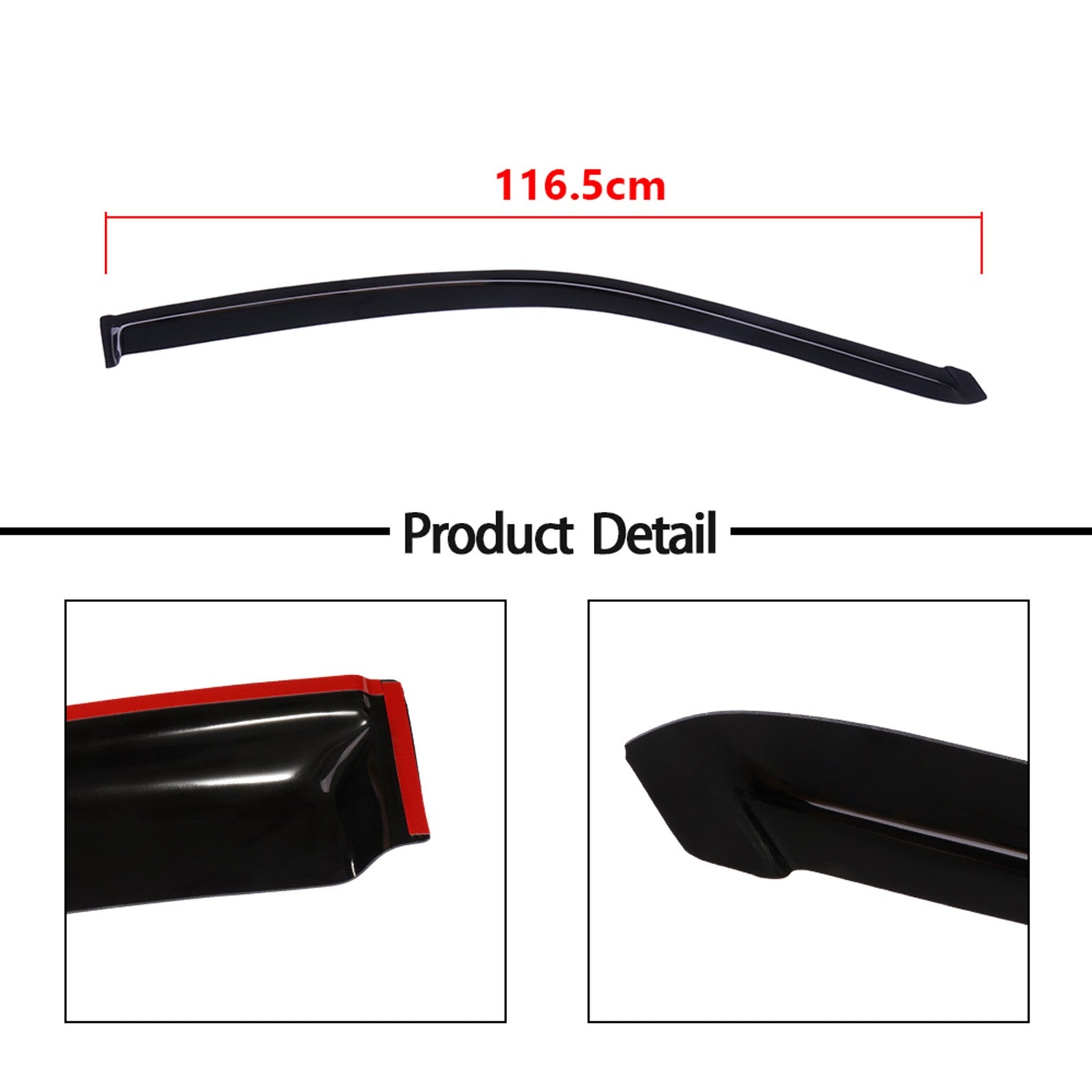 For 2001-2005 Honda Civic Coupe Window Visor Vent Guards Shades Deflectors 6B93BC-57