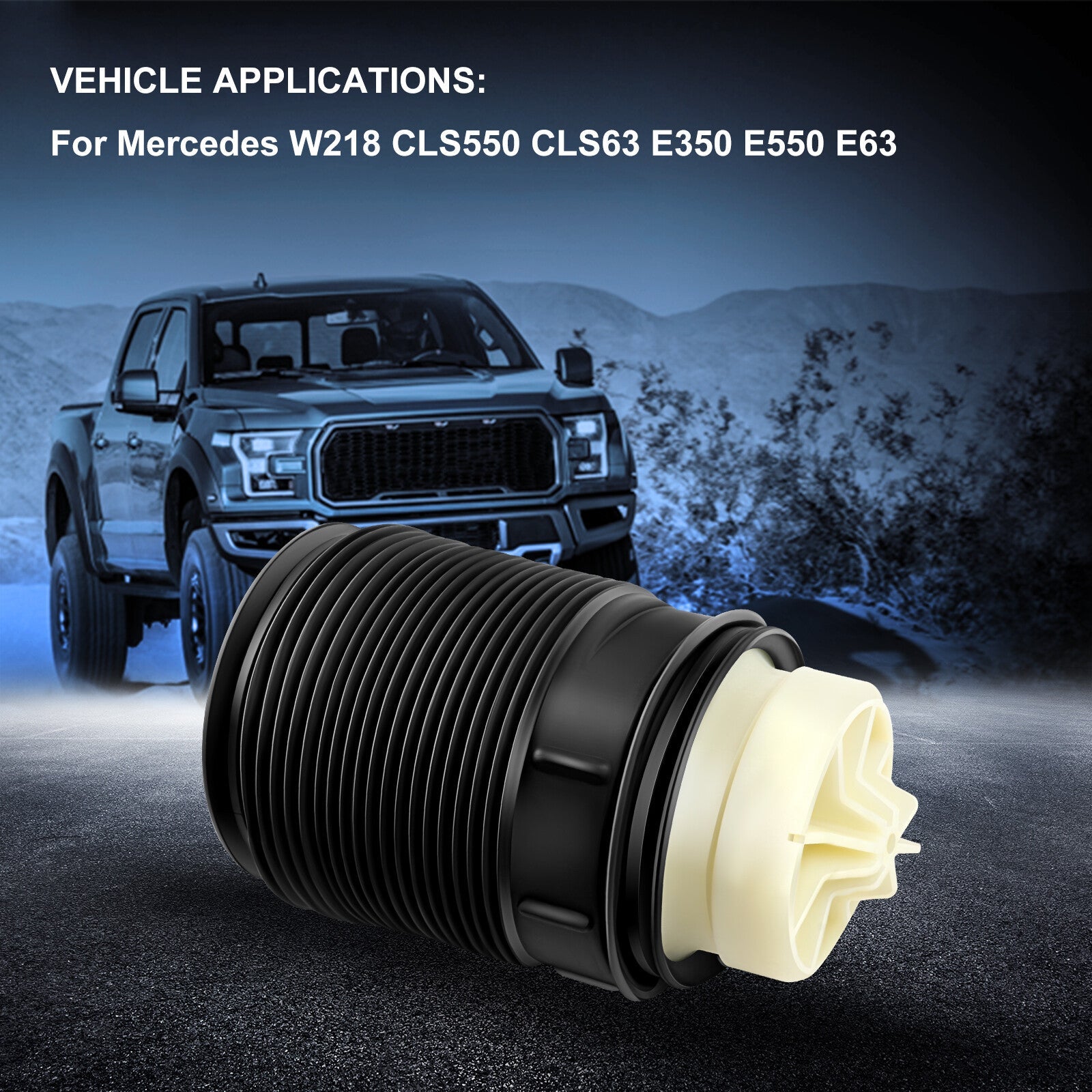 Rear Right Air Suspension Bag For Mercedes W218 CLS550 CLS63 E350 E550 E63 6B93BC-57