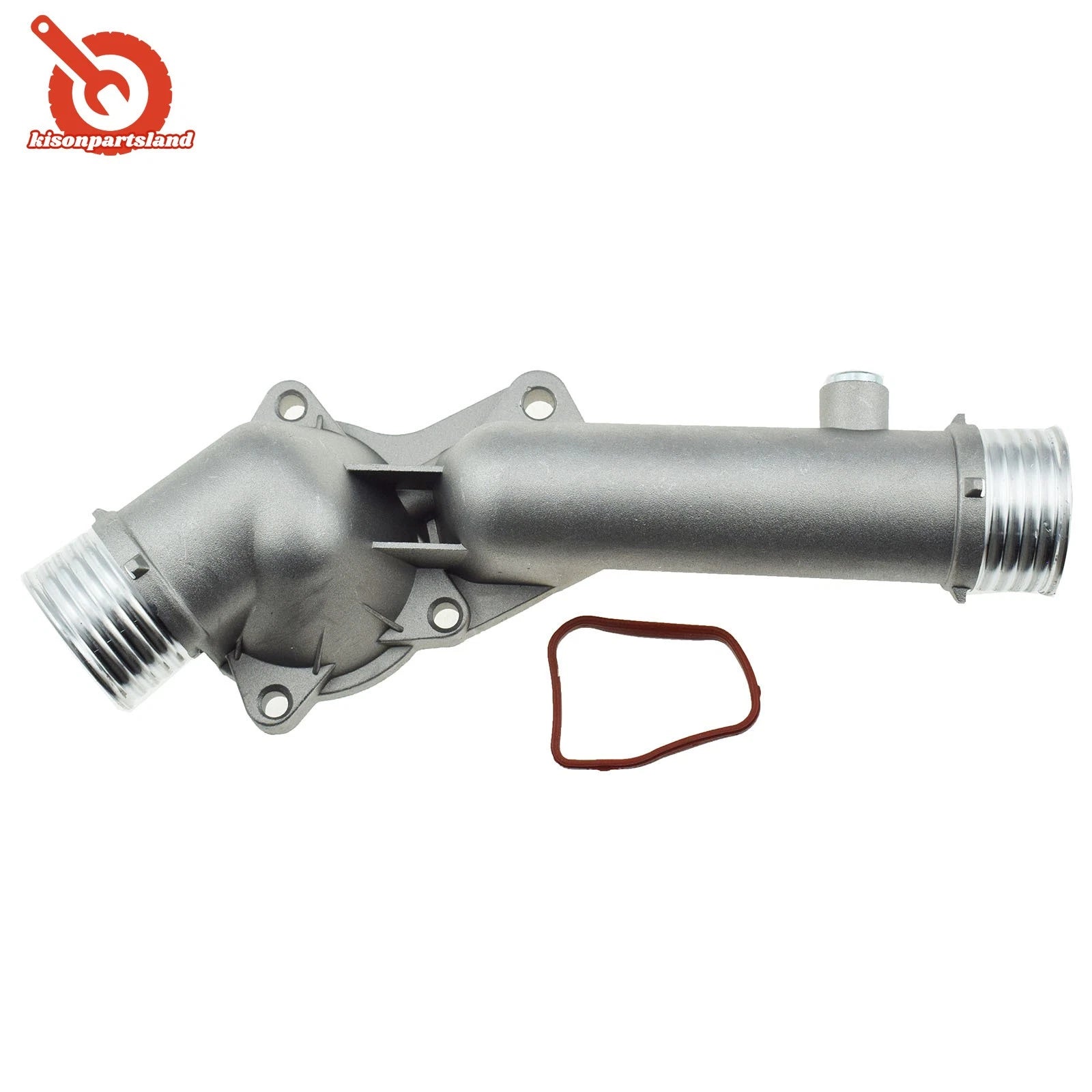 Aluminum Coolant Thermostat Housing Cover For 1997 1998 BMW 528i E39 11531740478 6B93BC-57