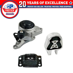 Fits 2013-2017 Ford Fusion/Lincoln MKZ 2.0L Turbo Motor & Trans Mount Set 6B93BC-57