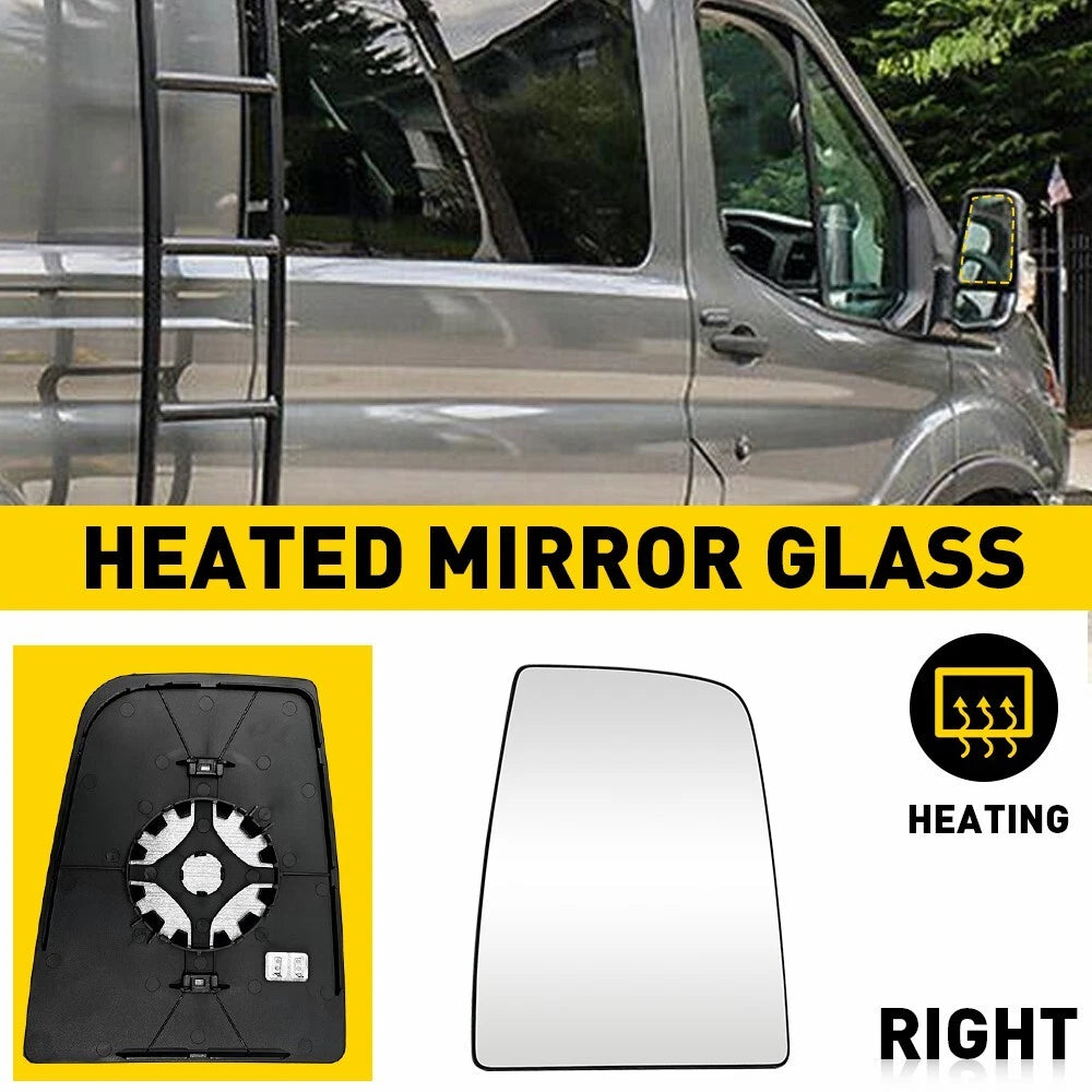 Mirror Glass Upper Passenger Side Right for RH Ford Transit Van 150 250 350 EOA 6B93BC-57