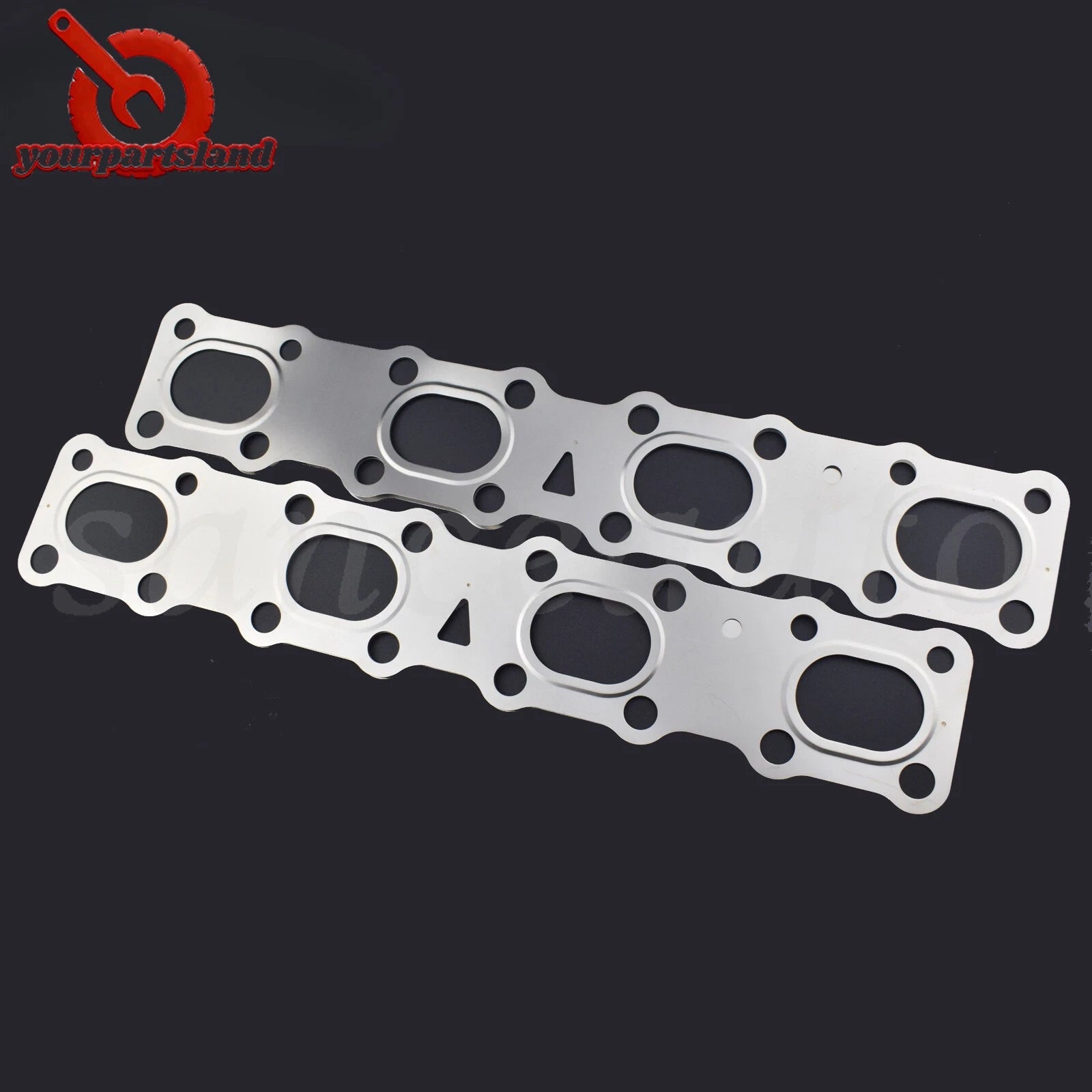 Exhaust Manifold Gasket 2PCS for Nissan Pathfinder 08-12 TITAN 04-15 14036-7S001 6B93BC-57
