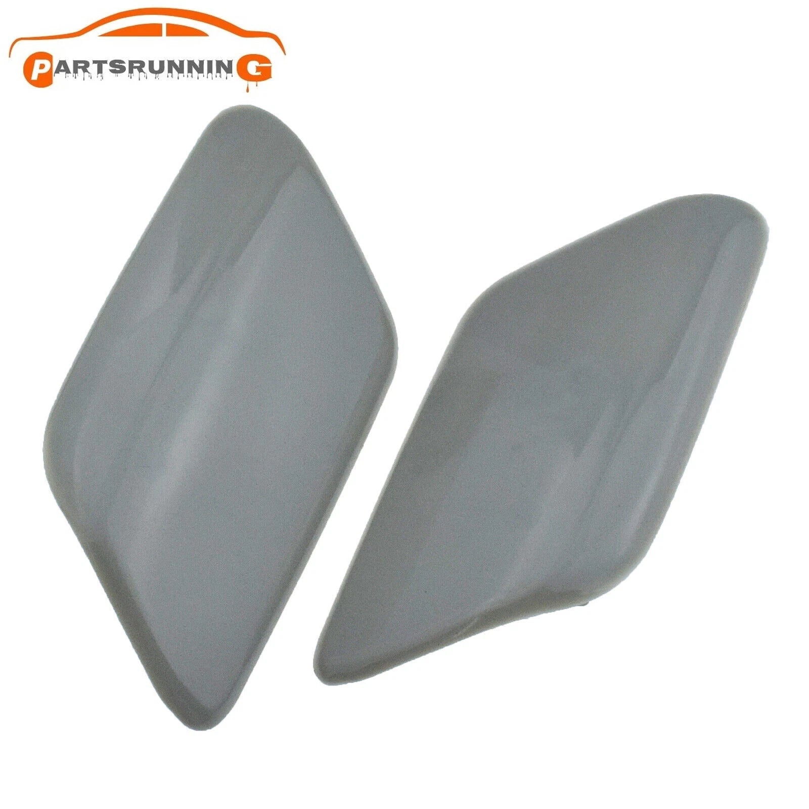Pair L+R Headlight Washer Spray Nozzle Cover Set For Honda Accord VII 2003-2007 6B93BC-57