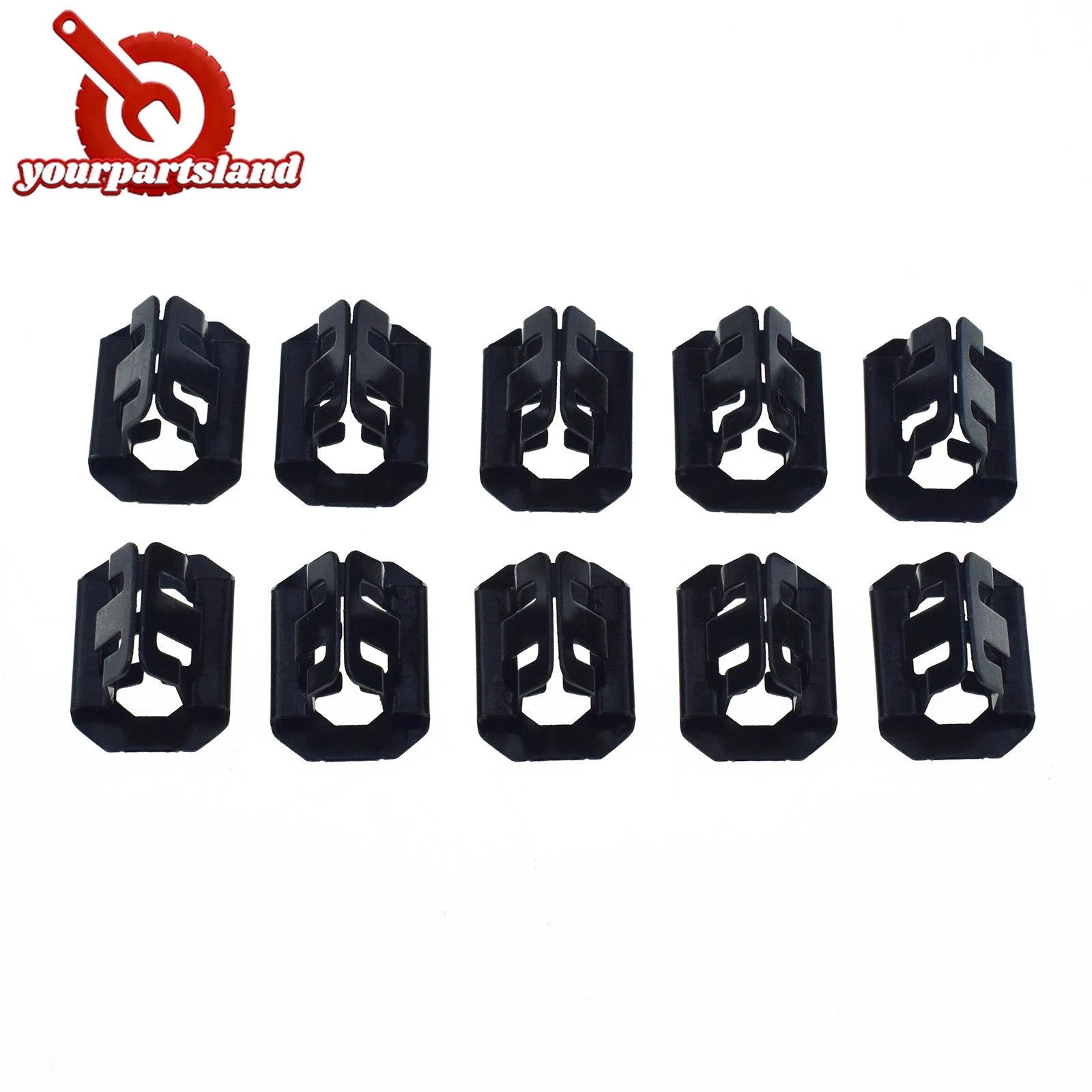 10PCS Front Bumper Cover Grille Fastener Clip for Chevrolet Avalanche 1999-2006 6B93BC-57