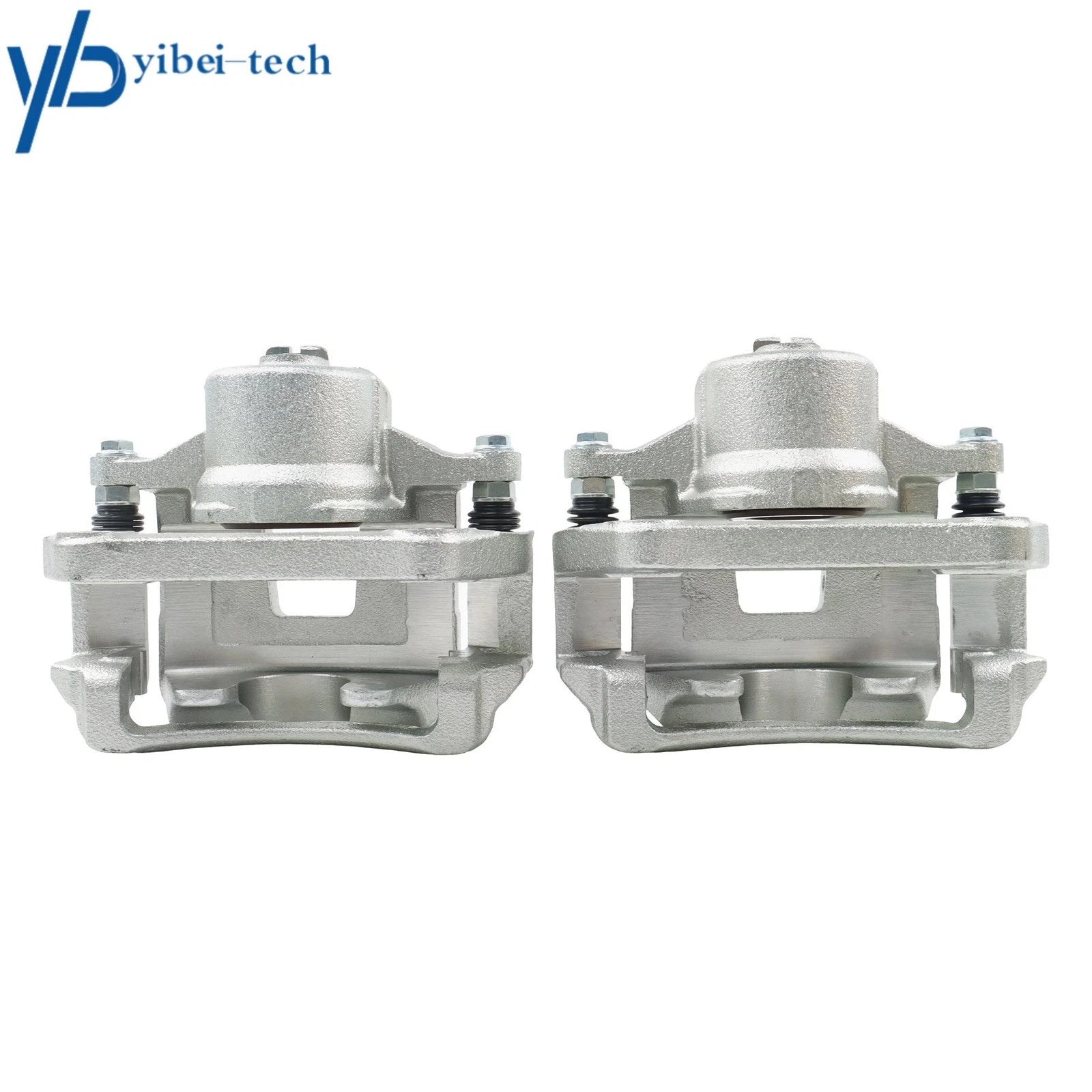 Pair Front Brake Calipers w/ Bracket for Chevy Equinox Malibu Buick GMC Terrain 6B93BC-57