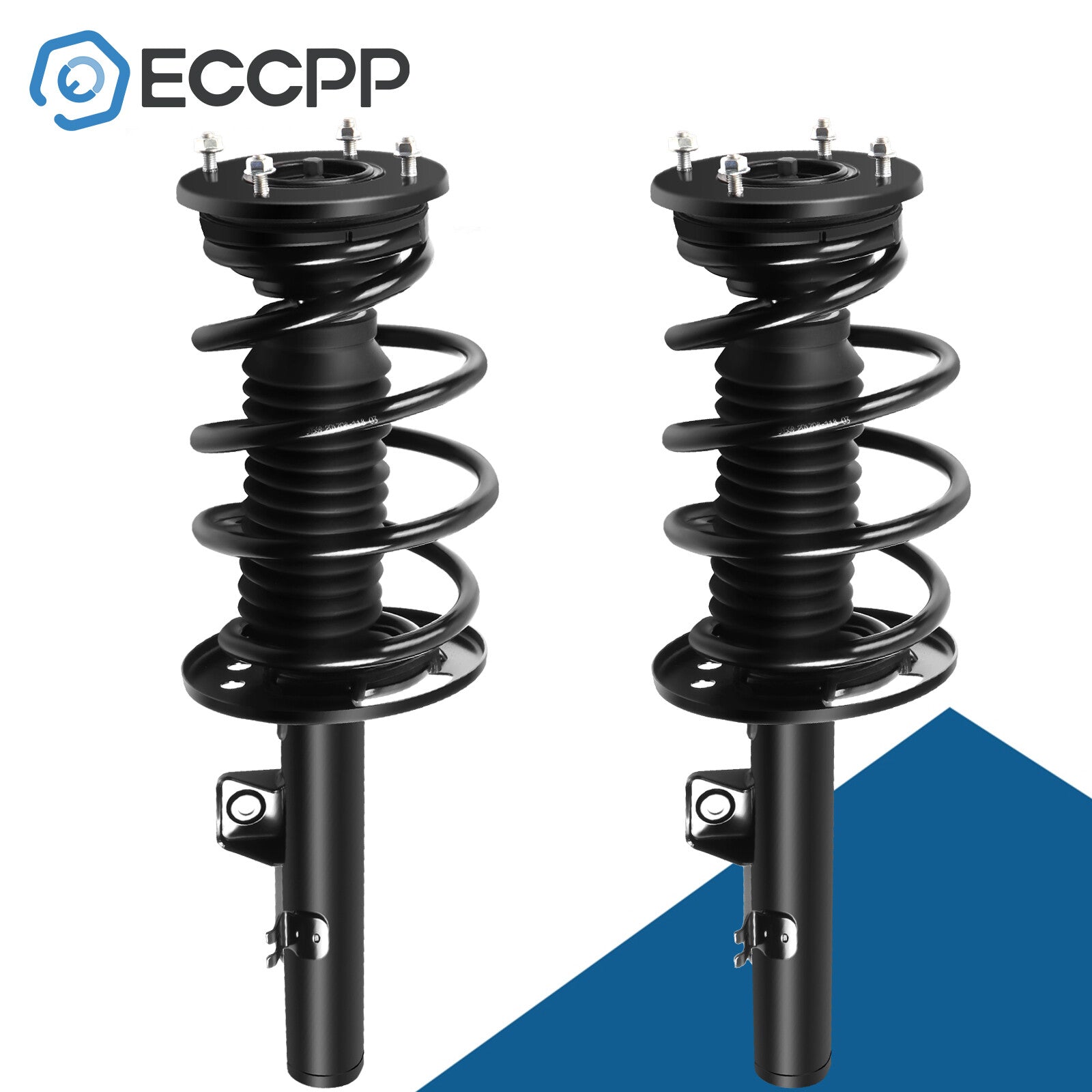 2x Front For 2008-2009 Ford Taurus X 3.5L Complete Struts w/Coil Spring Assembly 6B93BC-57