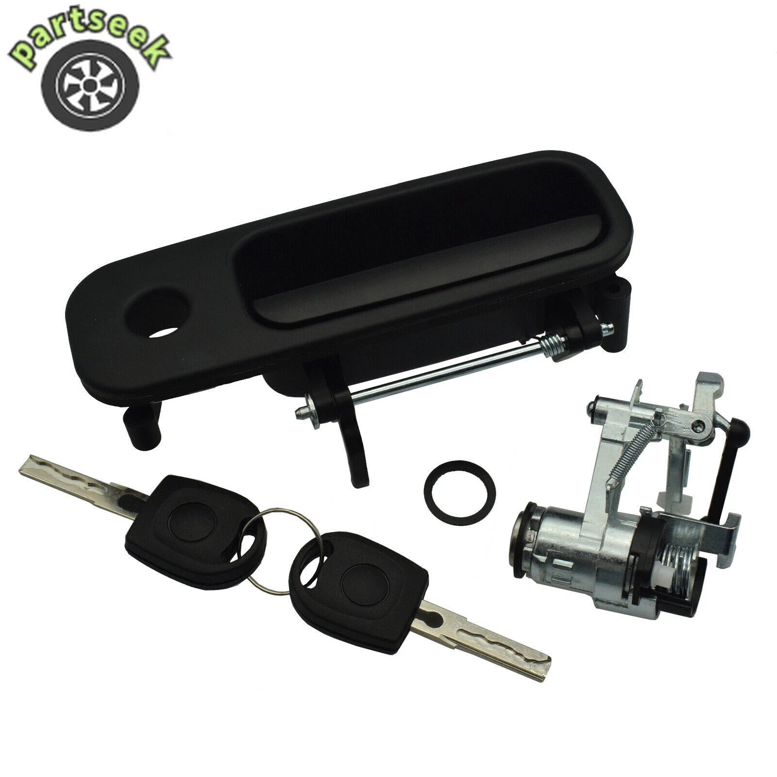 Tailgate Handle & Boot Lock Barrel 2 Keys for VW Golf Polo Lupo T5 Seat Arosa 6B93BC-57