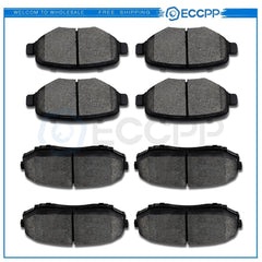 Front Rear Ceramic Brake Pads For 2007-2010 Ford Edge Lincoln MKX Mazda CX-9 6B93BC-57