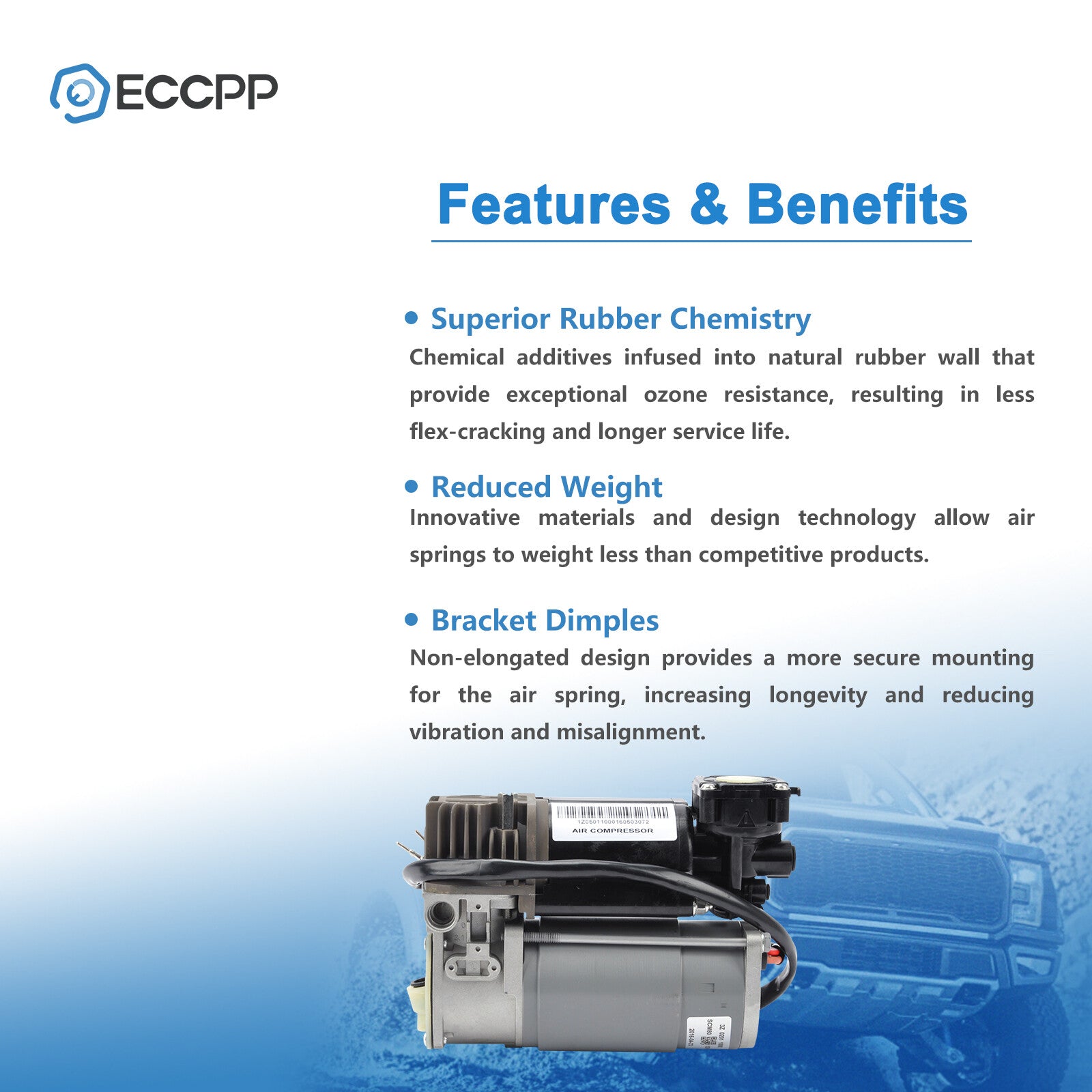 Air Suspension Air Compressor Pump For Land Rover Range Rover L322 MK-III 03-05 6B93BC-57