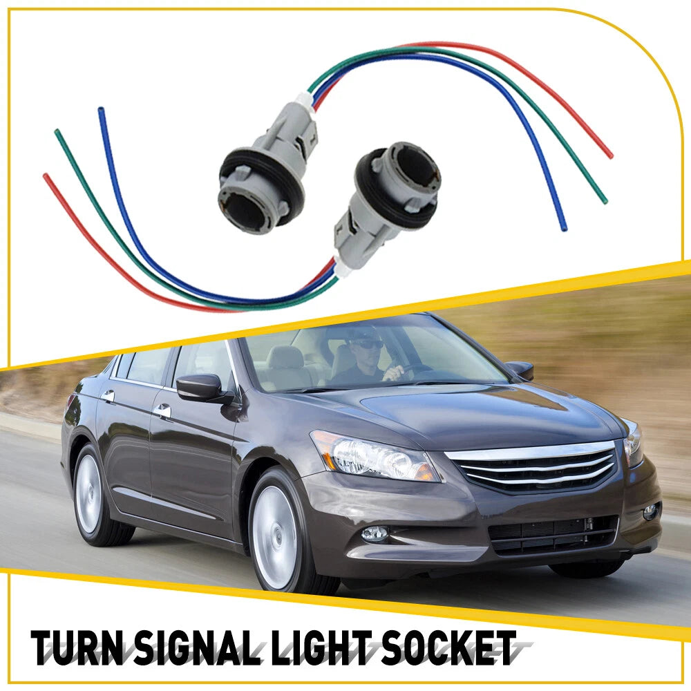 For Honda Acura Turn Blinker Signal Light Socket Connector 33302-SR3-A01 Harness 6B93BC-57