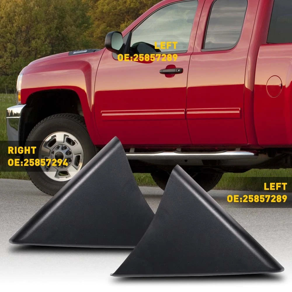 1Pair Front Door Upper Trim Panel For Chevy Silverado GMC Sierra Yukon 2007-2013 6B93BC-57