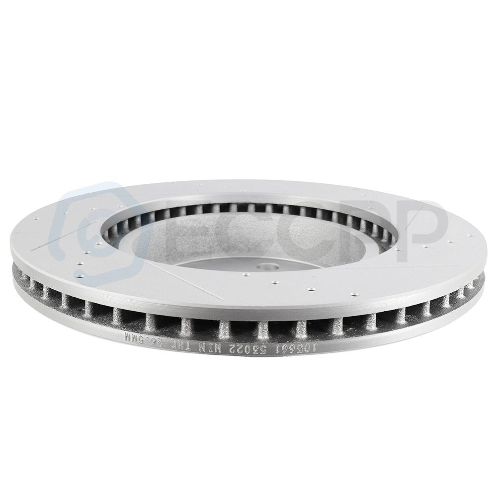 320mm Front Brake Rotors for 2005-2011 2012 2013- 2020 Challenger V6 RWD Magnum 6B93BC-57