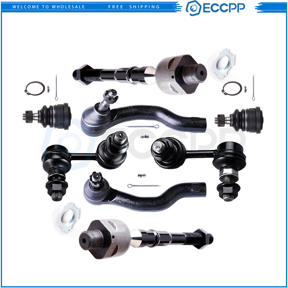 Front Upper Ball Joint Steering Sway Bar Tie Rod End For 2005-2015 Nissan Xterra 6B93BC-57