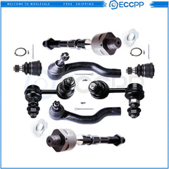 Front Upper Ball Joint Steering Sway Bar Tie Rod End For 2005-2015 Nissan Xterra 6B93BC-57