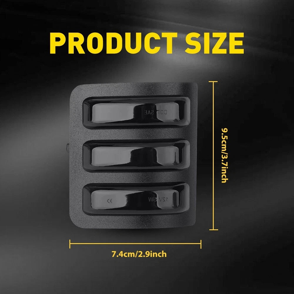 2X Dynamic LED Side Tow Mirror Light Turn Signal For 2008-16 Ford F250-F550 SD A 6B93BC-57