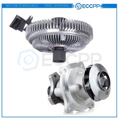 for Chevy GMC Buick SUV 4.2 5.3 6L Cooling Water Pump & Electric Fan Clutch 6B93BC-57