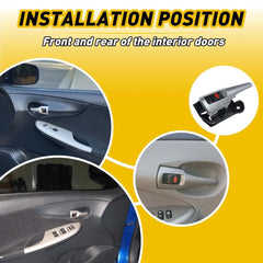 Door For Handle Toyota Corolla 2009-2013 Front or Rear LH RH Inner Black/Silver 6B93BC-57