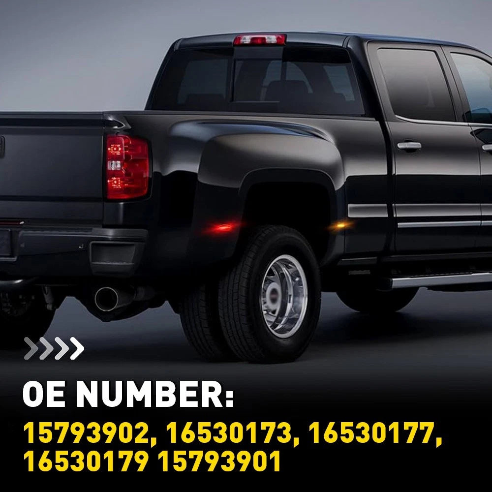 For 2001-2014 Chevy Silverado 2500HD 3500HD Fender Marker Dually Bed LED Light A 6B93BC-57