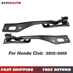 Driver & Passenger 2PCS Hood Hinges For 2012-15 Honda Civic HO1236128, HO1236127 6B93BC-57