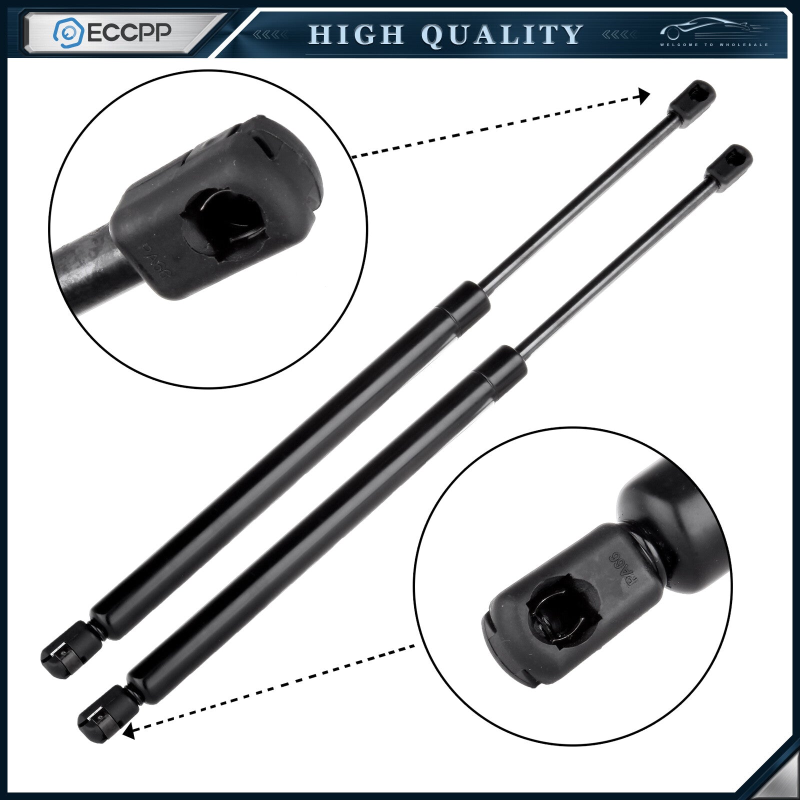 ECCPP 2x Rear Liftgate Hatch Gas Lift Support Strut Fits Nissan Xterra 2005-2008 ECCPP