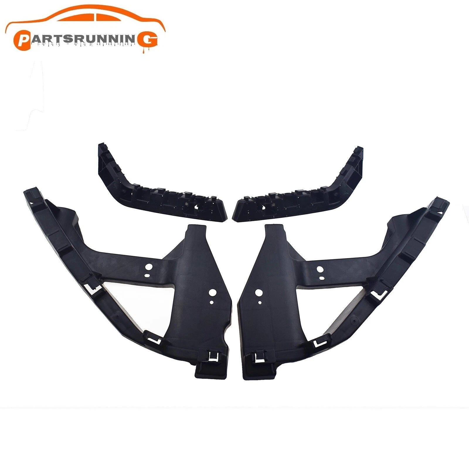 Headlight Brackets & Front Hold Mount Retainer Set for Honda CIVIC Sedan 2016-21 6B93BC-57