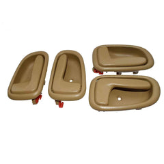 4Pcs Beige Tan Interior Door Handle Left Right For Toyota Prizm Corolla 1993-97 6B93BC-57