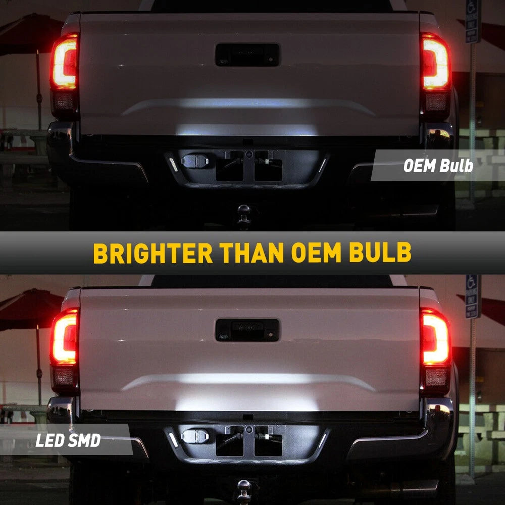 For 2016-22 Toyota Tacoma/14-22 Tundra Full LED Black License Plate Lights Lamps 6B93BC-57