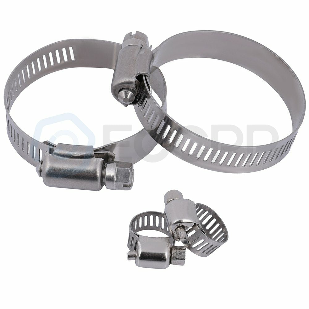 Radiator For 2011-2019 Dodge Durango Jeep Grand Cherokee with Oil Hose Clamp Kit 6B93BC-57