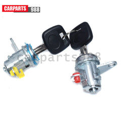 Pair of Door Lock Cylinder with Keys For 96-00 Toyota RAV4 6905142050 6905142060 6B93BC-57