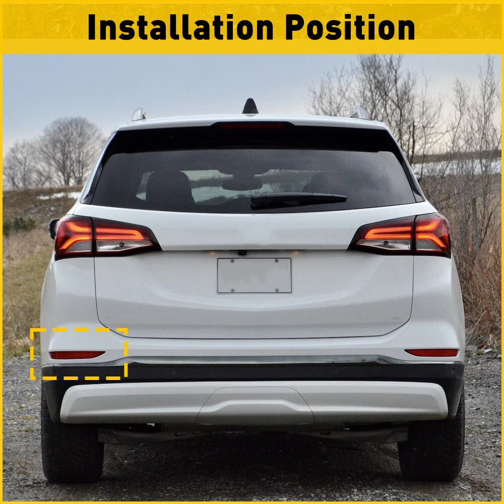 Left Rear Bumper Reflector Driver Side For Chevrolet Equinox 2018 2019 2020 6B93BC-57