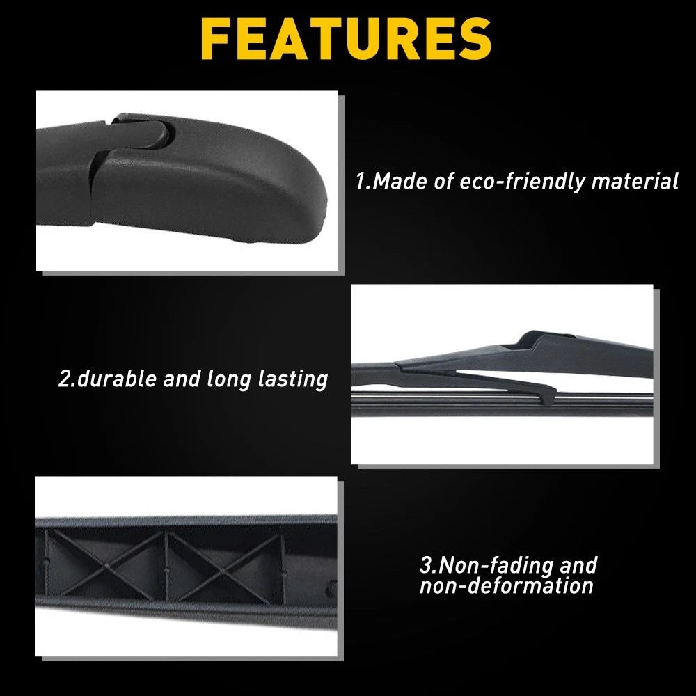 Rear Wiper Blade and for Arm Jeep Compass 2017-2020 Back Window Windshield Wiper 6B93BC-57