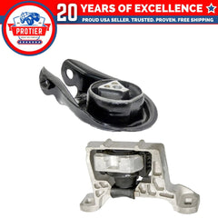 Engine Motor Mount 2PCS Set Fit 2004-2011 Mazda 3 2.0L / EM-5375 EM-9222 6B93BC-57