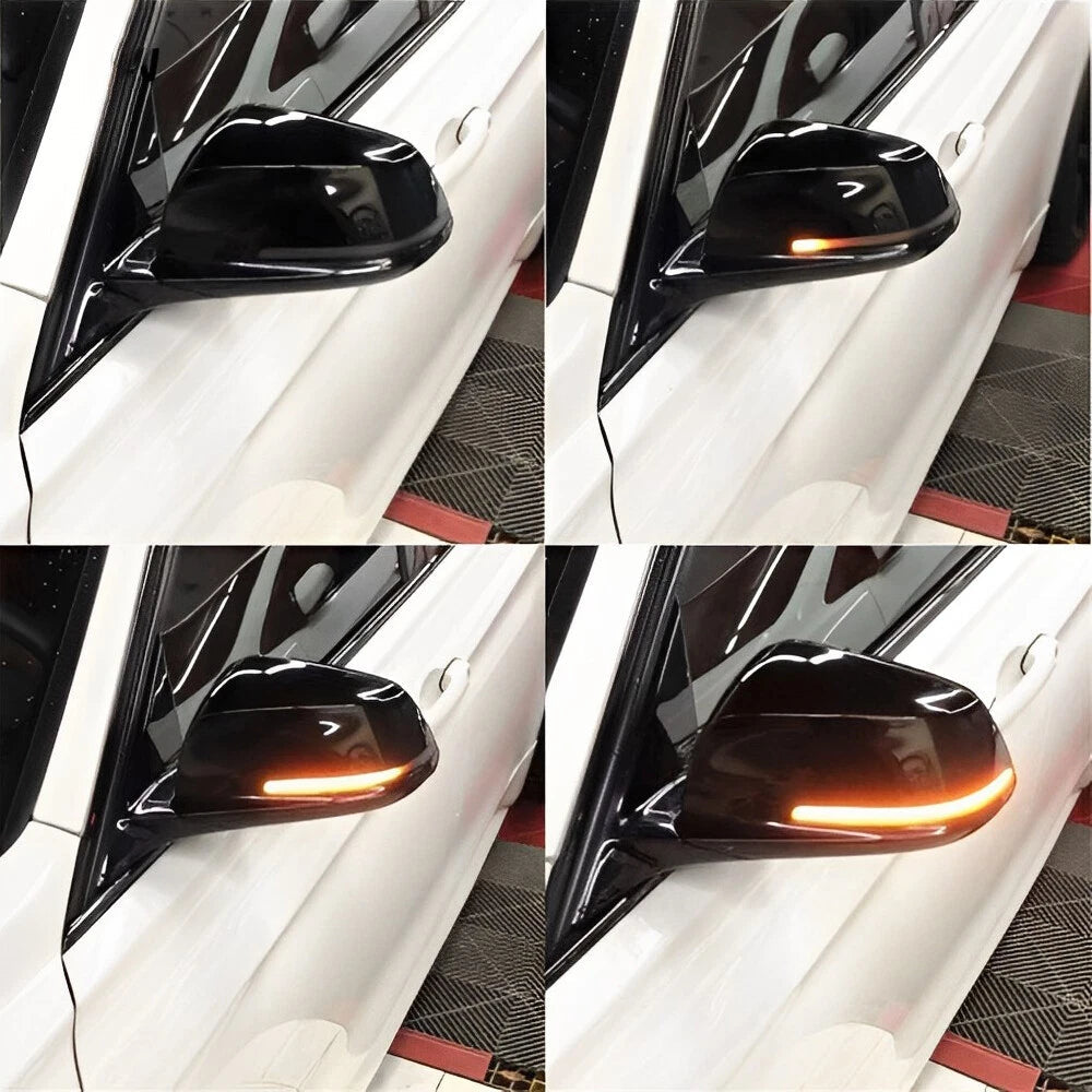 Smoked Turn Signal Lamp LED Side Mirror Light For BMW 4 3 2 1 Series F30 F35 EOA 6B93BC-57