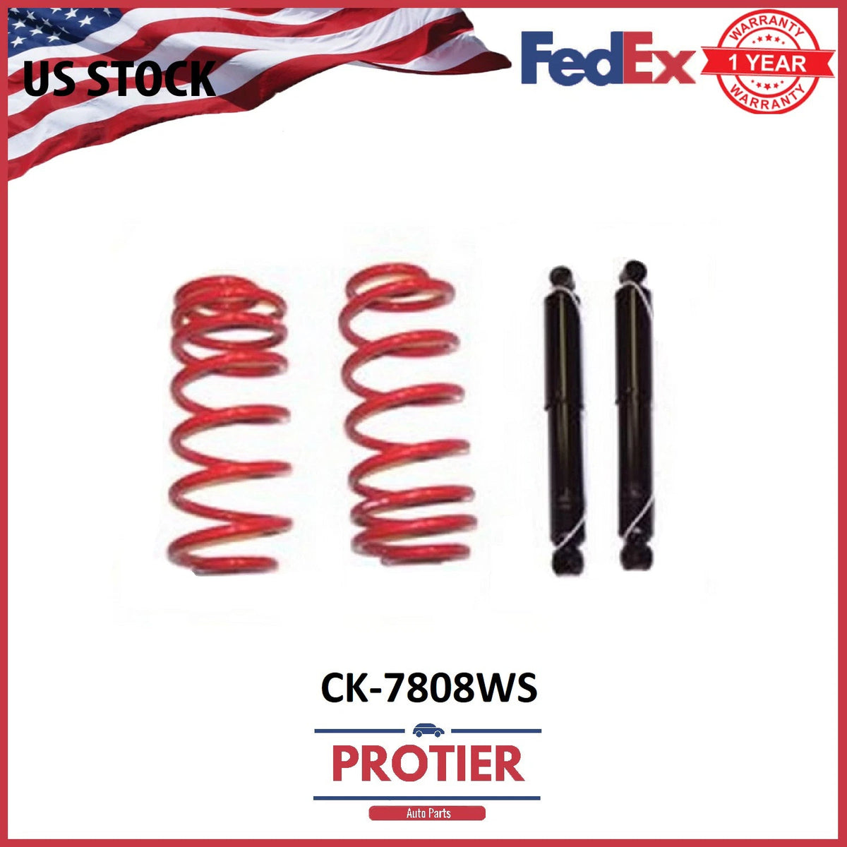 Air Bag to Coil Spring Conversion Kit & Shocks Rear for Expedition Navigator 2WD 6B93BC-57