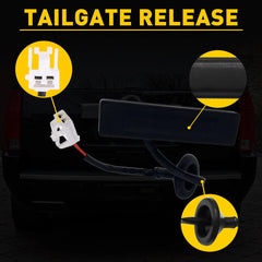 Trunk LID Tailgate Open Handle Button fit for Hyundai Veloster 2012-2017 Rear US 6B93BC-57