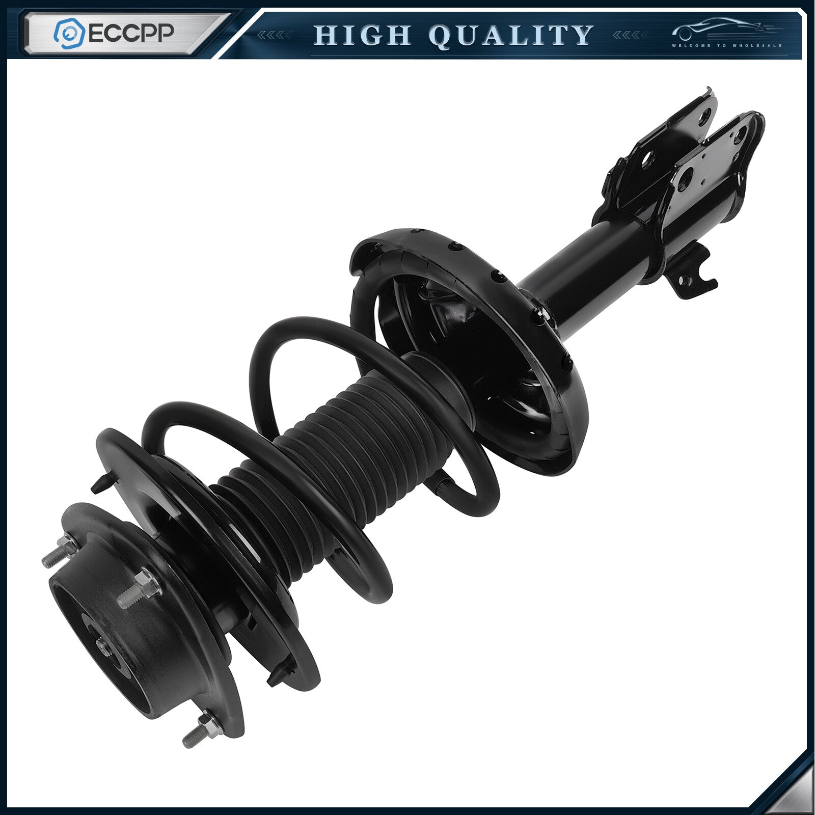 Front Pair For Subaru Impreza 2008 2009 2010 2011 Complete Struts w/ Springs 6B93BC-57