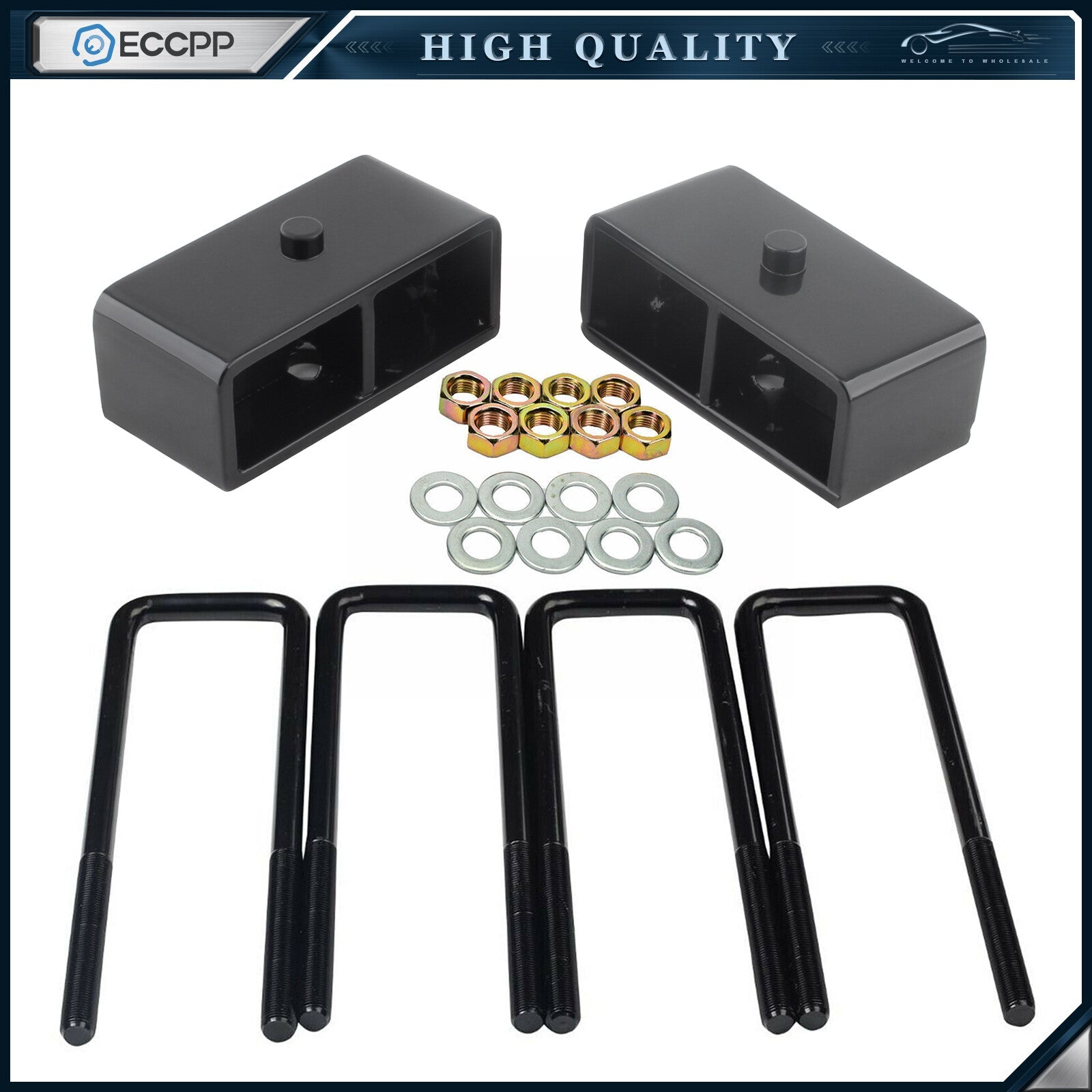 1" Front & 2" Rear Leveling Lift Kit For Chevy Silverado GMC Sierra 1500 6 Lug 6B93BC-57