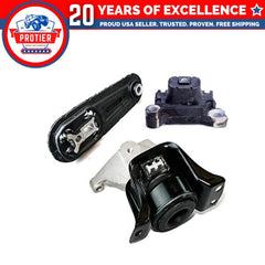 Fits 2013-2016 Nissan Juke 1.6L AWD, Engine Motor & Trans Mount Set 3pcs : 6B93BC-57