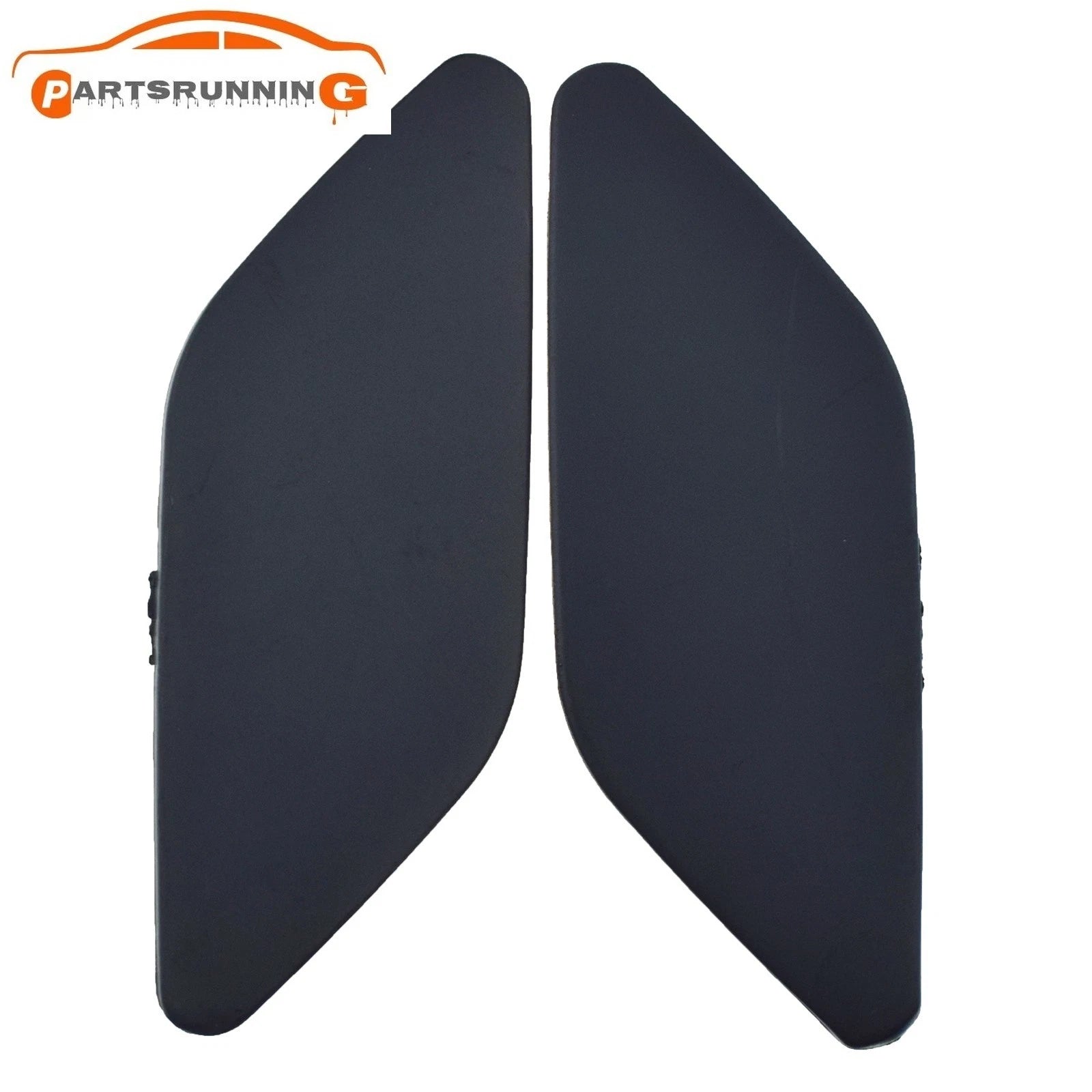 Unpaint Pair Front Bumper Headlight Washer Cover Cap For VW Scirocco 2009-2015 6B93BC-57